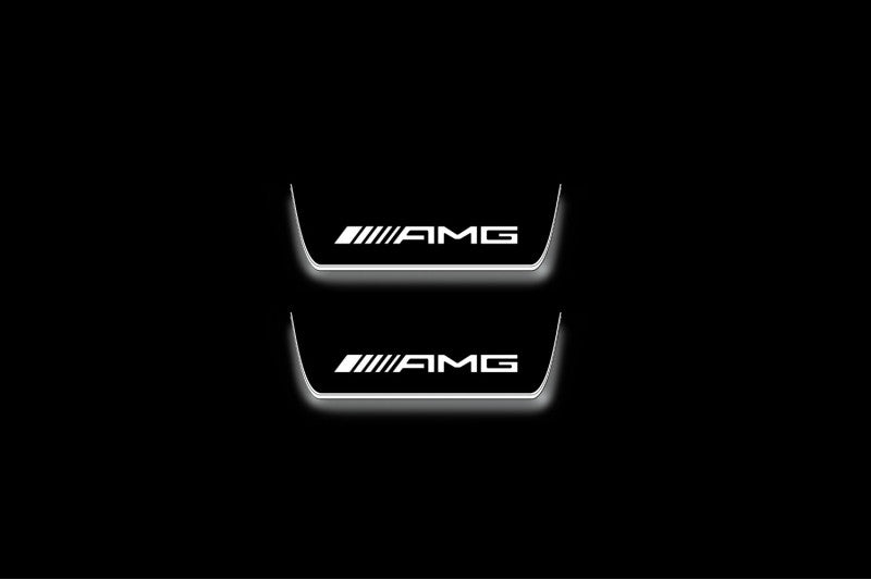 Mercedes G-Class W464 2018+ LED Door Sills PRO With AMG Logo