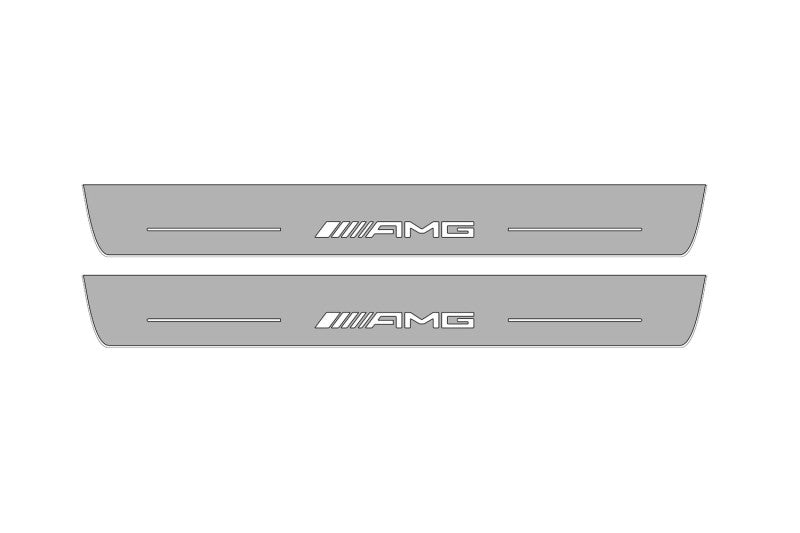 Mercedes G-Class W465 2024+ LED Door Sills PRO With AMG Logo Mercedes Led Door Sills opdesign