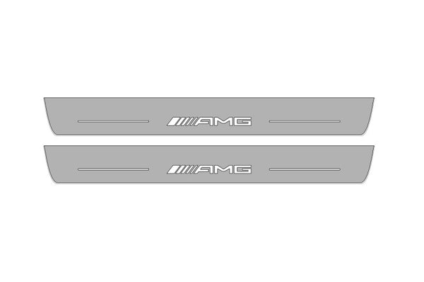 Mercedes G-Class W464 2018+ LED Door Sills PRO With AMG Logo