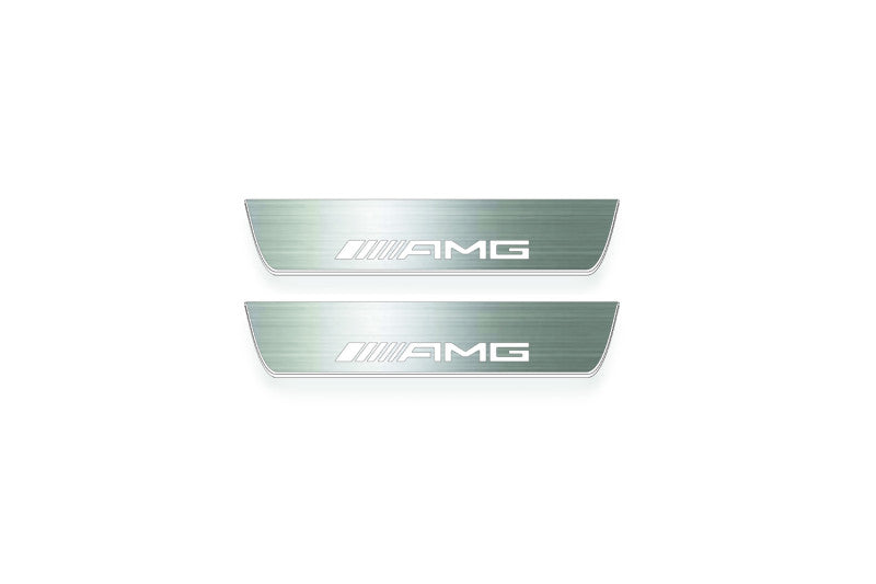 Mercedes GLE I C292 2015-2019 LED Car Door Sill With Logo AMG
