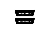 Mercedes G-Class W464 2018+ Led Door Sill Pro With Logo AMG (Premium Painting) Mercedes Led Door Sills PRO opdesign