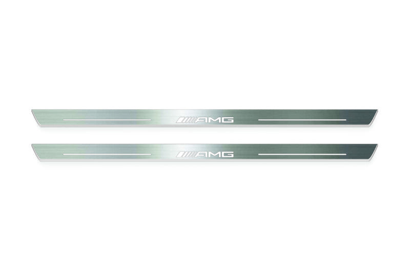 Mercedes V-Class W447 2014+ Door Sill Led Plate With AMG Logo