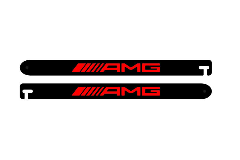 Custom Car Show Door Props AMG Logo Stainless Steel