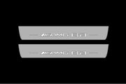 Mercedes E W213 2016-2023 Auto Door Sills With Logo AMG E63 Mercedes Led Door Sills opdesign
