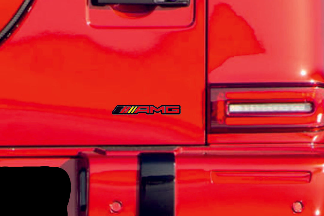 Mercedes G-Class Emblem & Badge Set - Grille and Tailgate AMG logo (Type 2) Mercedes emblems decoinfabric
