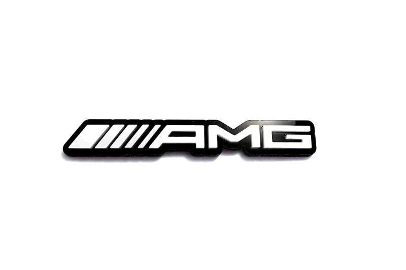 Mercedes G-Class Emblem & Badge Set - Grille and Tailgate AMG logo Mercedes emblems decoinfabric WHITE
