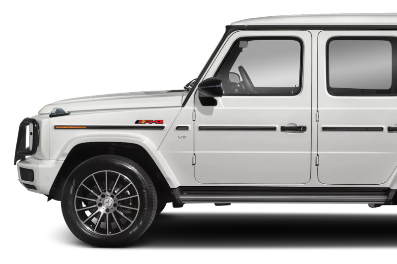 Mercedes G-Class emblem for fenders with AMG logo (Type 2) fender decoinfabric