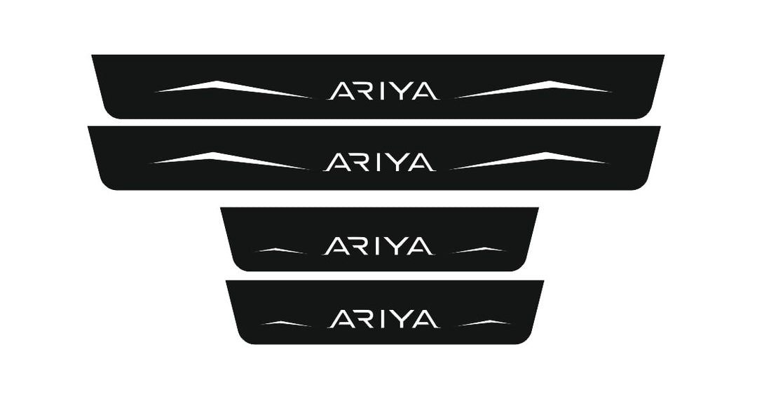 Nissan Ariya 2022+ LED Door Sills With Ariya Logo Nissan Led Door Sills opdesign