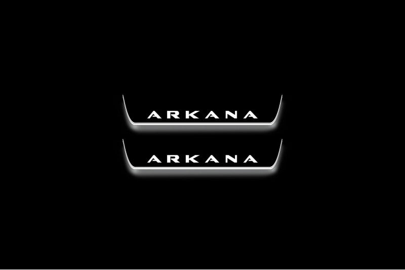 Renault Arkana 2019+ LED Door Sills PRO With Logo Arkana