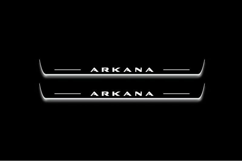Renault Arkana 2019+ LED Door Sills PRO With Logo Arkana