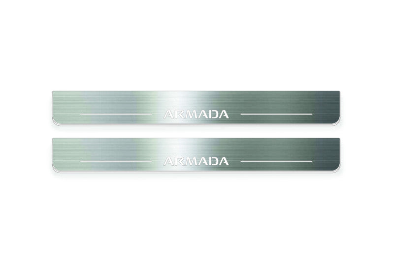 Nissan Armada II 2017+ LED Door Sills With Logo Armada