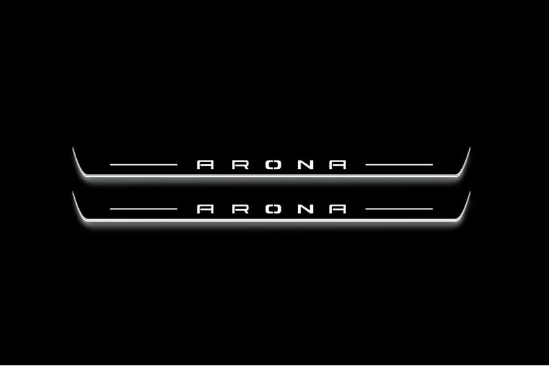 Seat Arona 2017+ Auto Door Sill Plates With Logo Arona