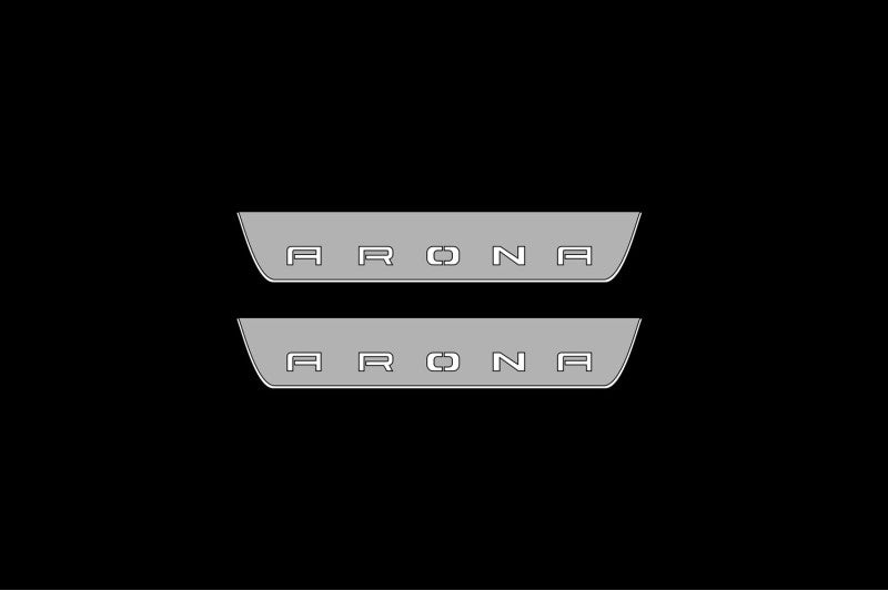 Seat Arona 2017+ Auto Door Sill Plates With Logo Arona Seat Led Door Sills opdesign