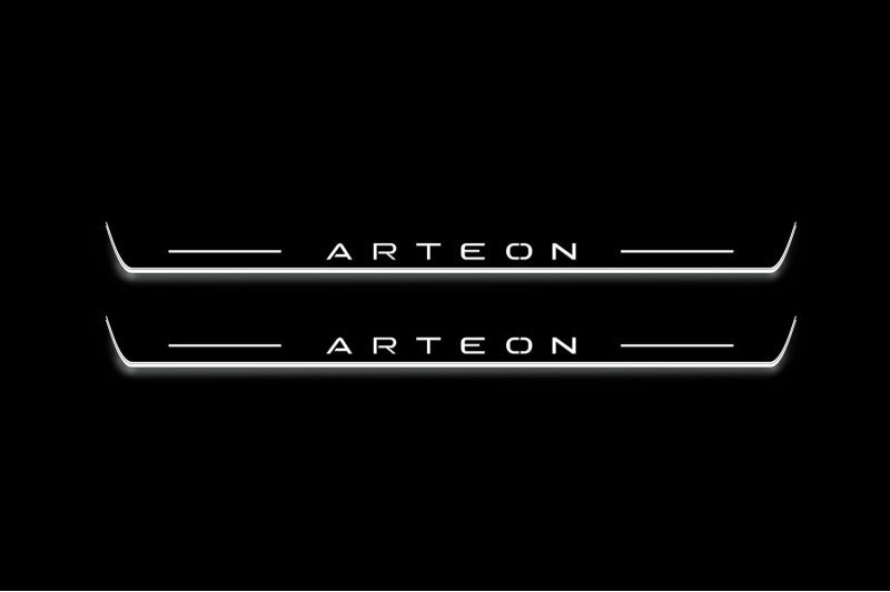 Volkswagen Arteon 2017+ Car Door Sill With Arteon Logo