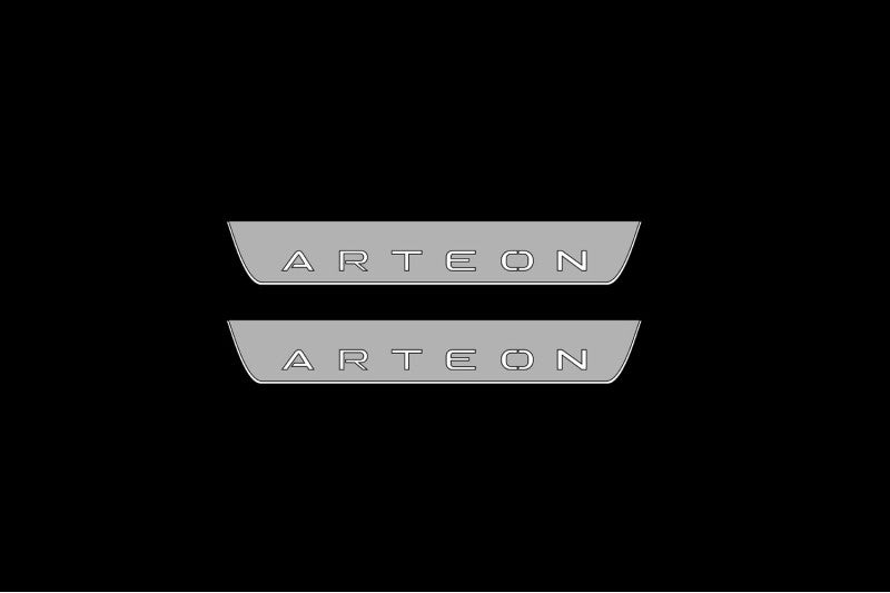 Volkswagen Arteon 2017+ Car Door Sill With Arteon Logo Volkswagen Led Door Sills opdesign