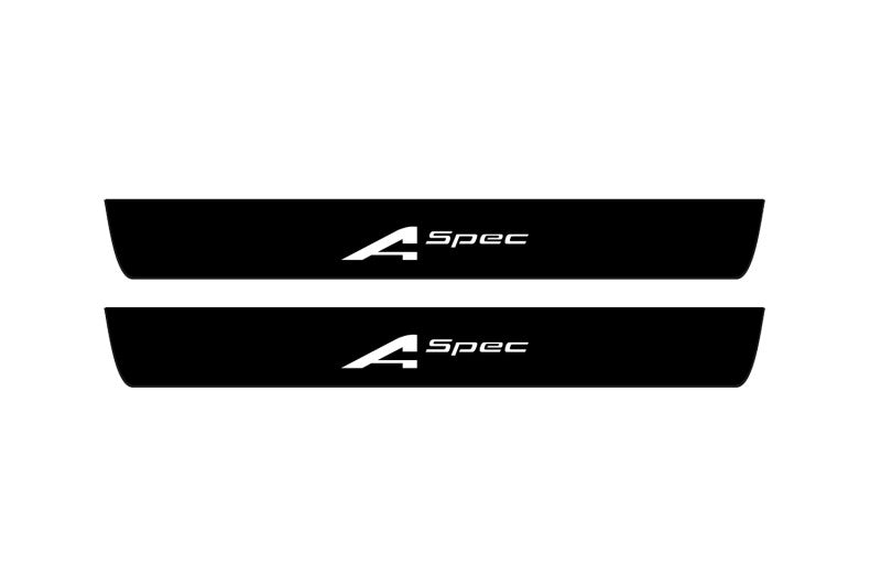 Acura MDX IV 2021+ Led Door Sill Pro With Logo A-Spec (Premium Painting) Acura Led Door Sills PRO opdesign