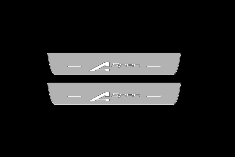 Acura MDX IV 2021+ LED Door Sills With Logo A-Spec