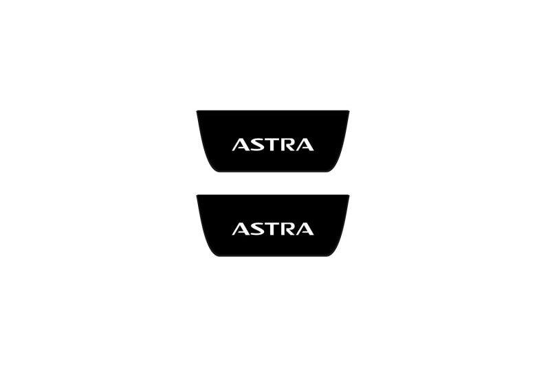 Opel Astra J 2009-2015 Led Door Sill Pro With Logo Astra (Premium Painting) Opel Led Door Sills PRO opdesign