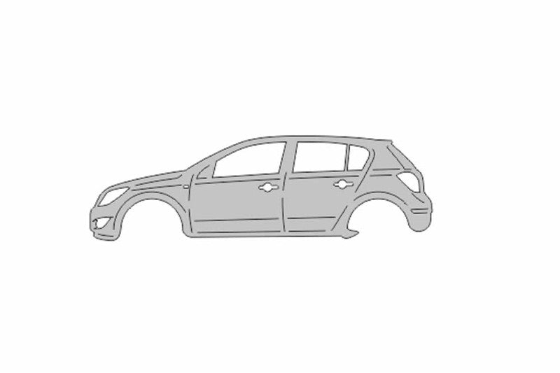 Keychain Bottle Opener for Opel Astra H 5D 2004-2009 Keychains opdesign