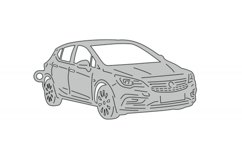 Car Keychain for Opel Opel Astra K 5D 2015-2021 (type 3D) Keychains opdesign