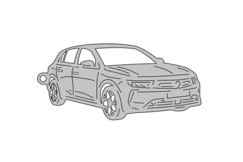 Car Keychain for Opel Opel Astra L 2021+ (type 3D) Keychains opdesign