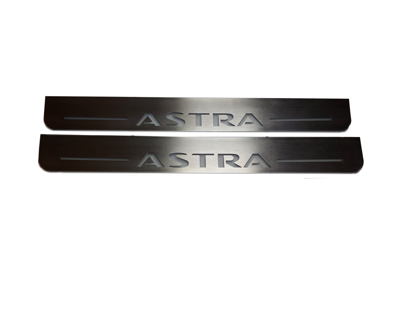 Opel Astra H LED Door Sills PRO With Logo Astra - decoinfabric