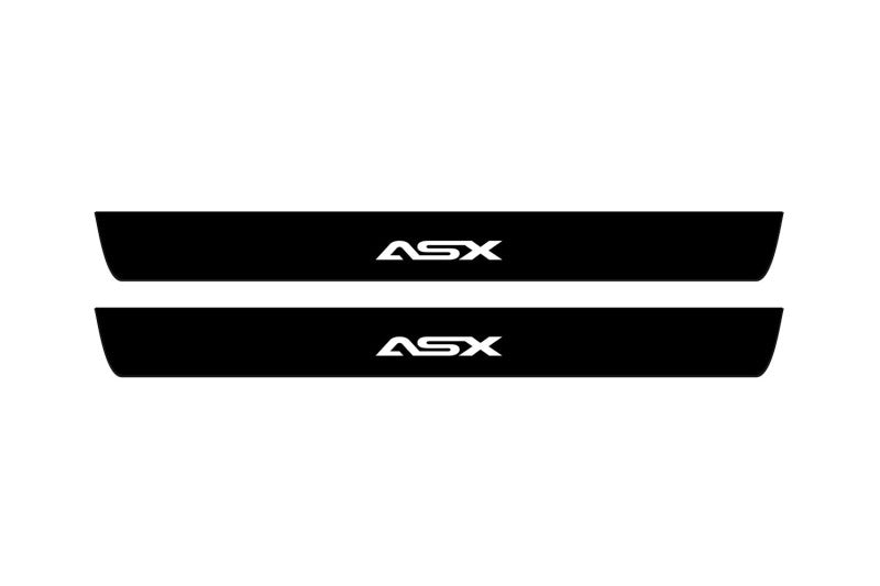 Mitsubishi ASX I 2010-2023 Led Door Sill Pro With Logo ASX (Premium Painting)