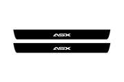 Mitsubishi ASX I 2010-2023 Led Door Sill Pro With Logo ASX (Premium Painting) Mitsubishi Led Door Sills PRO opdesign