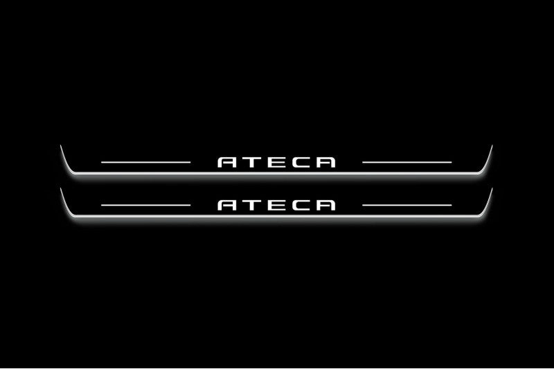 Seat Ateca 2016+ Auto Door Sill Plates With Logo Ateca