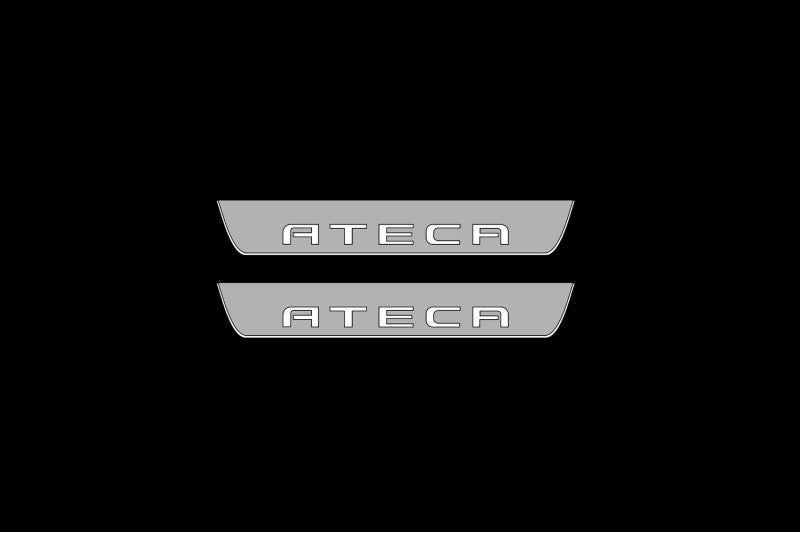 Seat Ateca 2016+ Auto Door Sill Plates With Logo Ateca