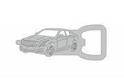 Keychain Bottle Opener for Cadillac ATS 2012+ Keychains opdesign