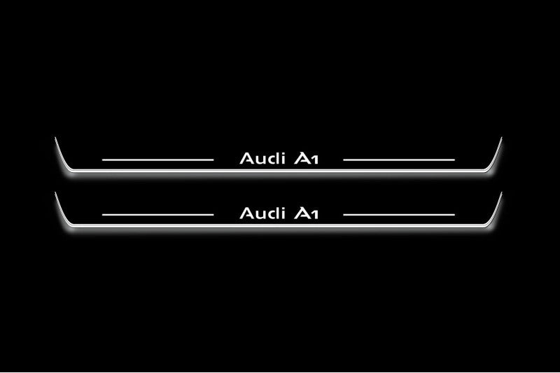 Audi A1 I 2010-2018 LED Door Sill With Logo Audi A1