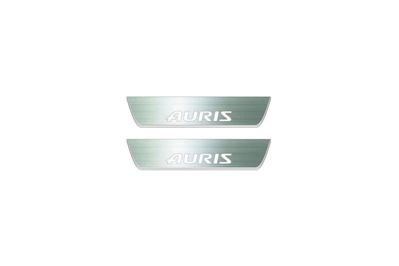 Toyota Auris II 2013-2018 LED Door Sills PRO With Logo Auris
