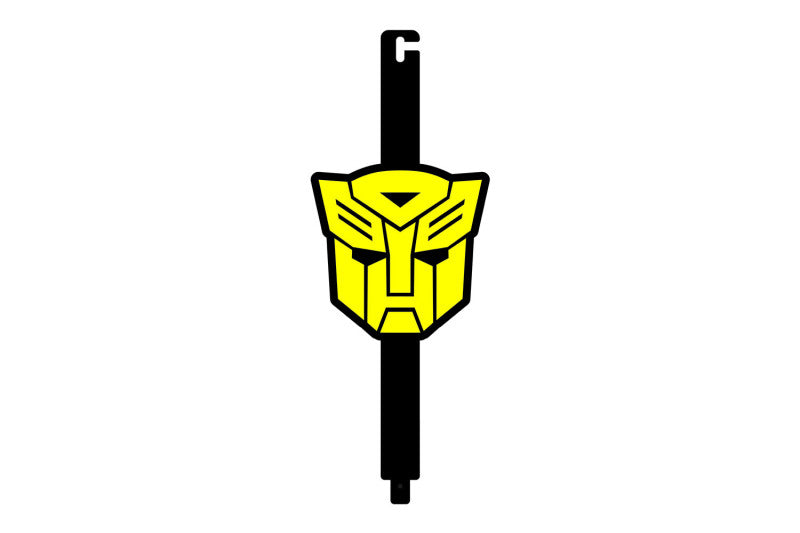 Car Show Stainless Steel Hood Prop with Autobot Logo