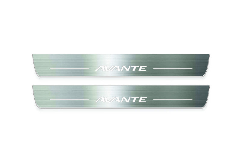 Hyundai Avante V MD 2010-2015 Car Door Sill With Logo Avante