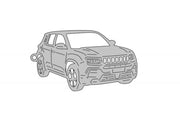 Car Keychain for Jeep Avenger 2023+ (type 3D) Keychains opdesign