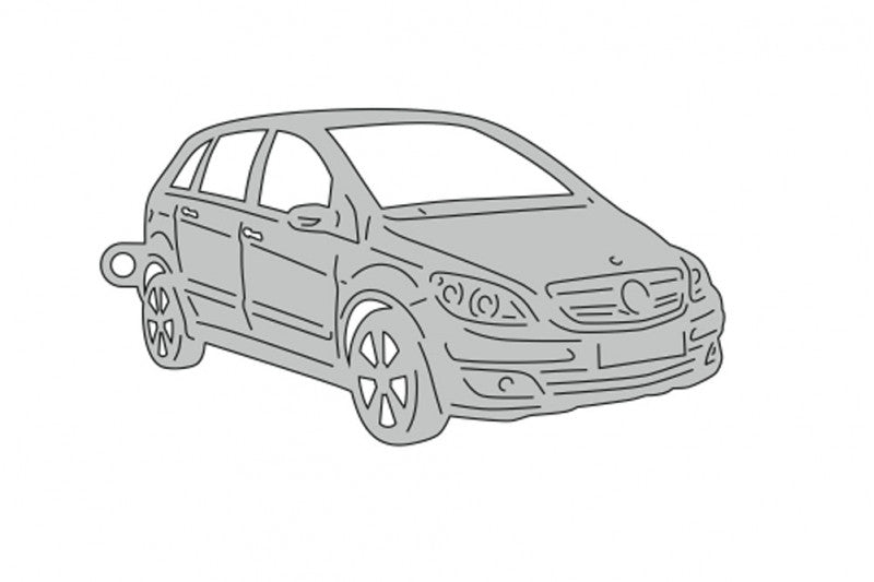 Car Keychain for Mercedes B-Class W245 2005-2011 (type 3D) Keychains opdesign