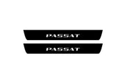 Volkswagen Passat B7 USA 2011-2019 Led Door Sill Pro With Logo Passat (Premium Painting) Volkswagen Led Door Sills PRO opdesign