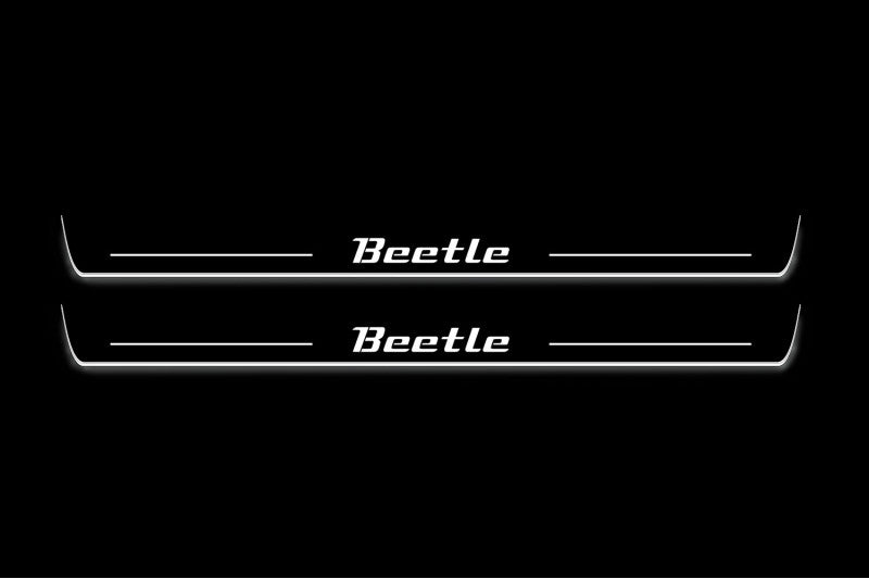 Volkswagen Beetle 2010+ Car Door Sill With Beetle Logo