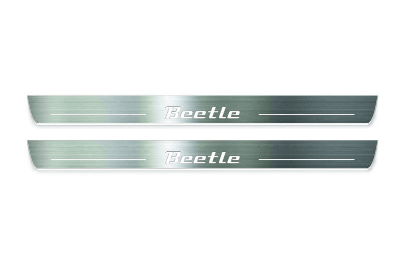 Volkswagen Beetle 2010+ Car Door Sill With Beetle Logo