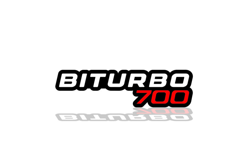 Mercedes G-Class Radiator grille emblem with BiTurbo G700 logo