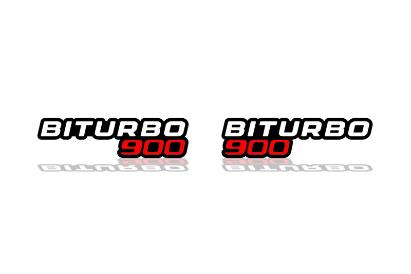 Mercedes G-Class emblem for fenders with BiTurbo G900 logo