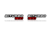 Mercedes G-Class Emblem & Badges set with BiTurbo G900 logo Mercedes emblems decoinfabric