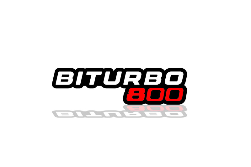 Mercedes G-Class Radiator grille emblem with BiTurbo G800 logo