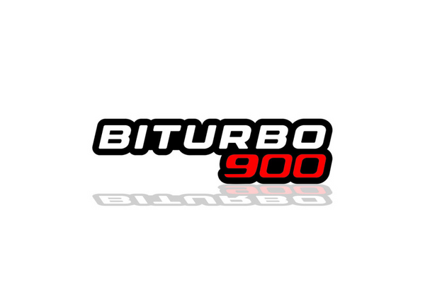 Mercedes G-Class tailgate trunk rear emblem with BiTurbo G900 logo