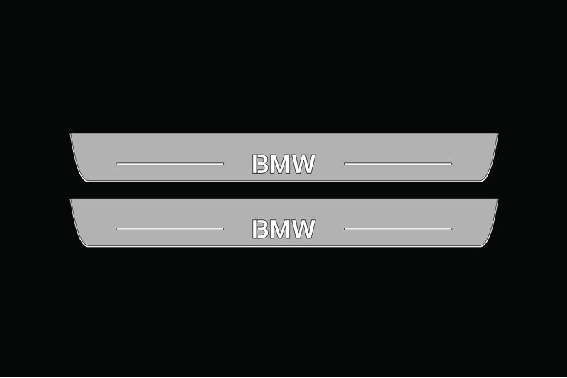 BMW 3 G20 2019+ Led Door Sill Pro with BMW logo