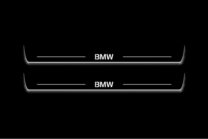 BMW 3 E90 2008-2013 LED Door Sills PRO With BMW Logo