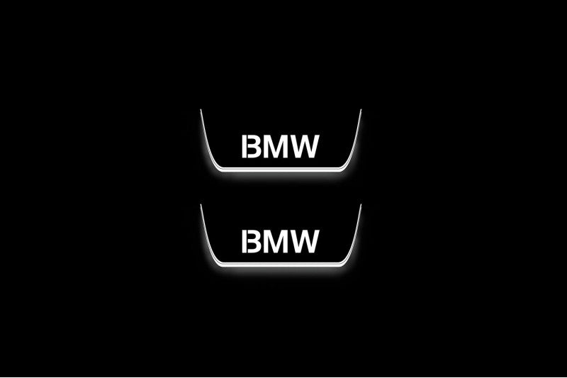 BMW 3 G20 2019+ Led Door Sill Pro with BMW logo