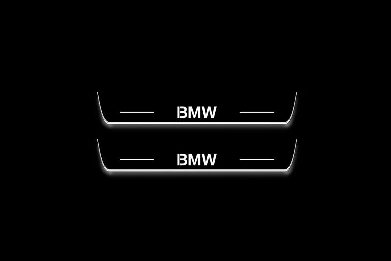 BMW 5 E34 1987-1996 LED Door Sills PRO With BMW Logo