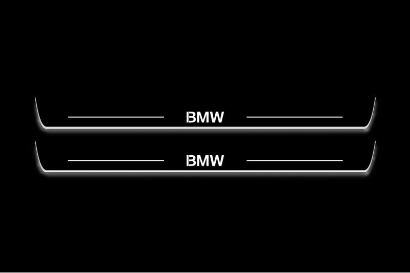 BMW 5 E34 1987-1996 LED Door Sills PRO With BMW Logo